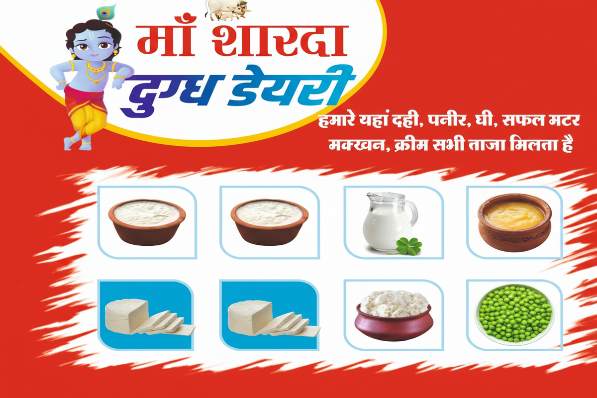 Maa Sharda Dairy – Fresh Milk & Daily Needs in Pendra Road - Services