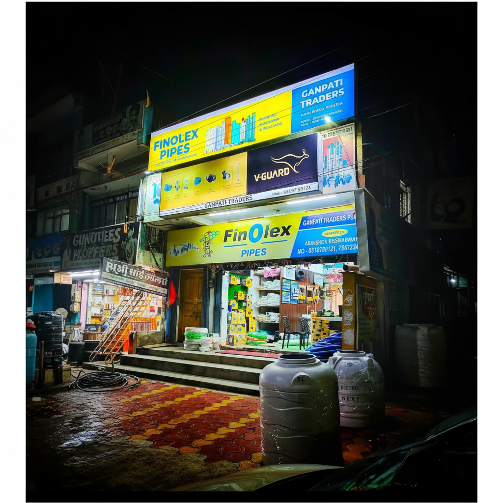 Ganpati Traders – Hardware & Pipes Shop in Pendra - Commitment