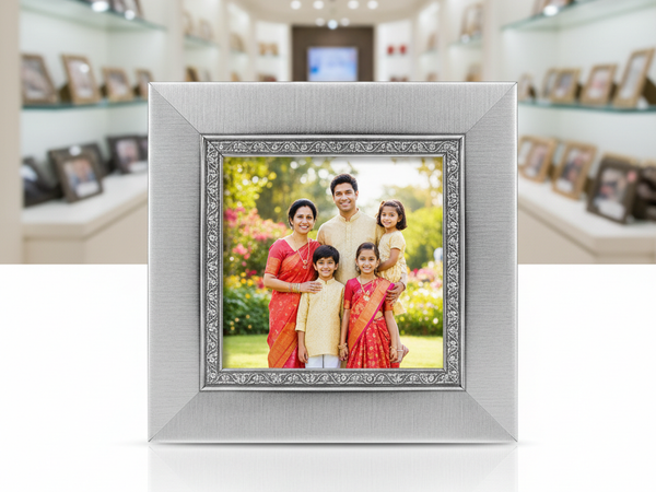 Decorative Silver Photo Frame