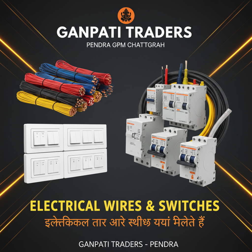 Ganpati Traders – Hardware & Pipes Shop in Pendra - FAQ