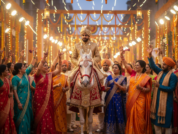 Gallery Image 2 - Baraat Scene Enhanced