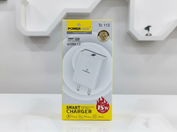 PowerZone 15W Fast Charger – Shree Raam Mobile Kotmi