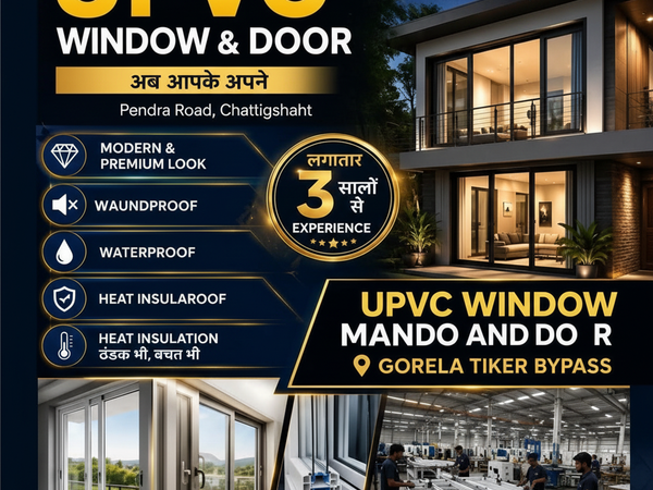 JR UPVC Window Door Manufacturing – Pendra Road GPM Bazaar