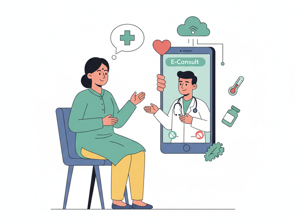 Online Doctor Consultation – Patient on Phone