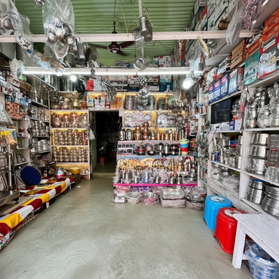 Utensils Shop Interior Display