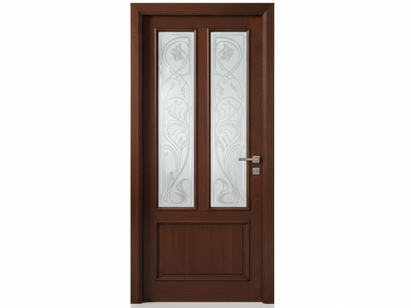 Glass Panel Wooden Door – Shree Ram Sales Gaurella