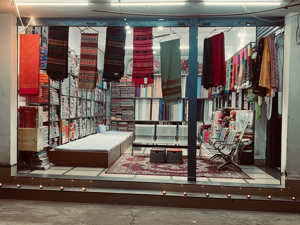 Store Interior - Fabric Display