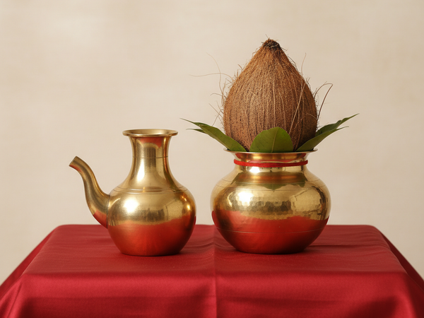 Brass lota and kalash for puja – Ganesh Mahesh Utensil Corner