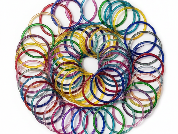 Colorful Indian Glass Bangles Collection – Raja Babu Kotmi