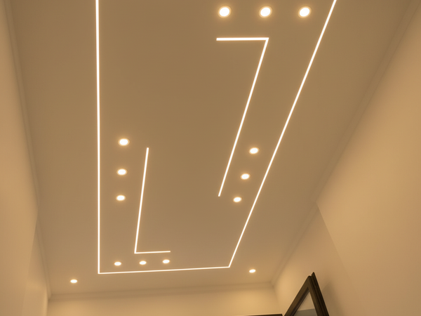 LED Ceiling Design Work - Electrical Fitting Lalpur