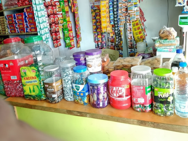 Uday Dairy Products Display