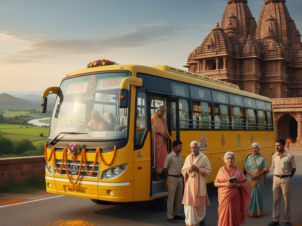 Pilgrimage tirth yatra bus service near temple – Jaiswal Tour and Travels Gaurella Pendraroad
