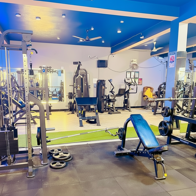Gym Interior Equipment Area - Square Format