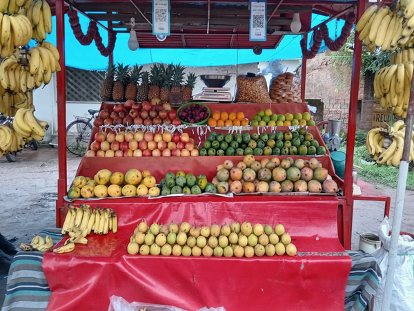 Sonkar Fruit Shop – fruit stall display – square optimized