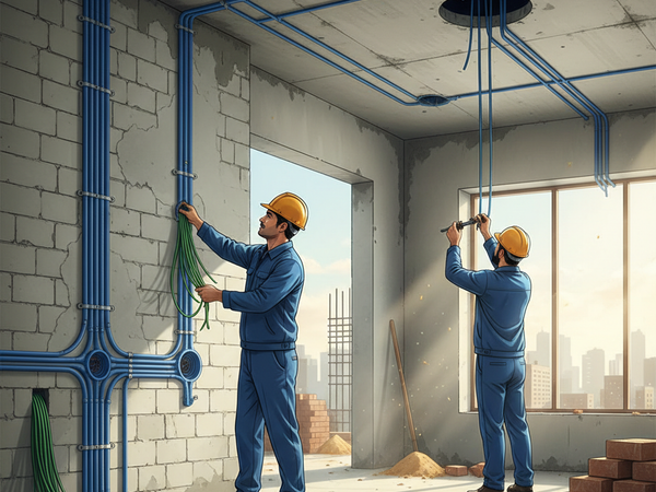 New House Complete Wiring - Lalpur Chhattisgarh