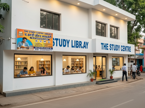 Sonanchal Academy Library Exterior Near Durga Mandir Pendra