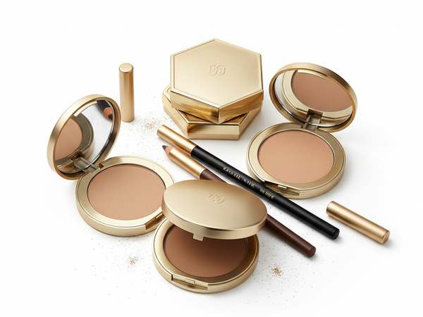 Makeup powder and kajal