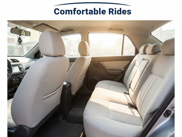 Tiwari Taxi Service – Comfortable Taxi Interior, Gaurella