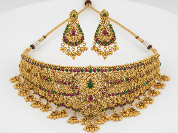 Gold Bridal Necklace Set – New Shree Jamuna Jewellers