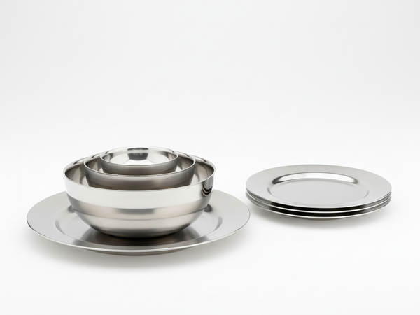 Steel bowls and plates – Sejal Steels Gorilla