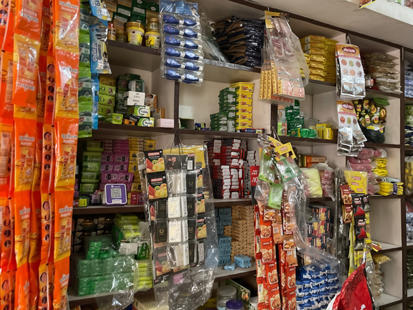 Dhanlaxmi Grocery Store Interior