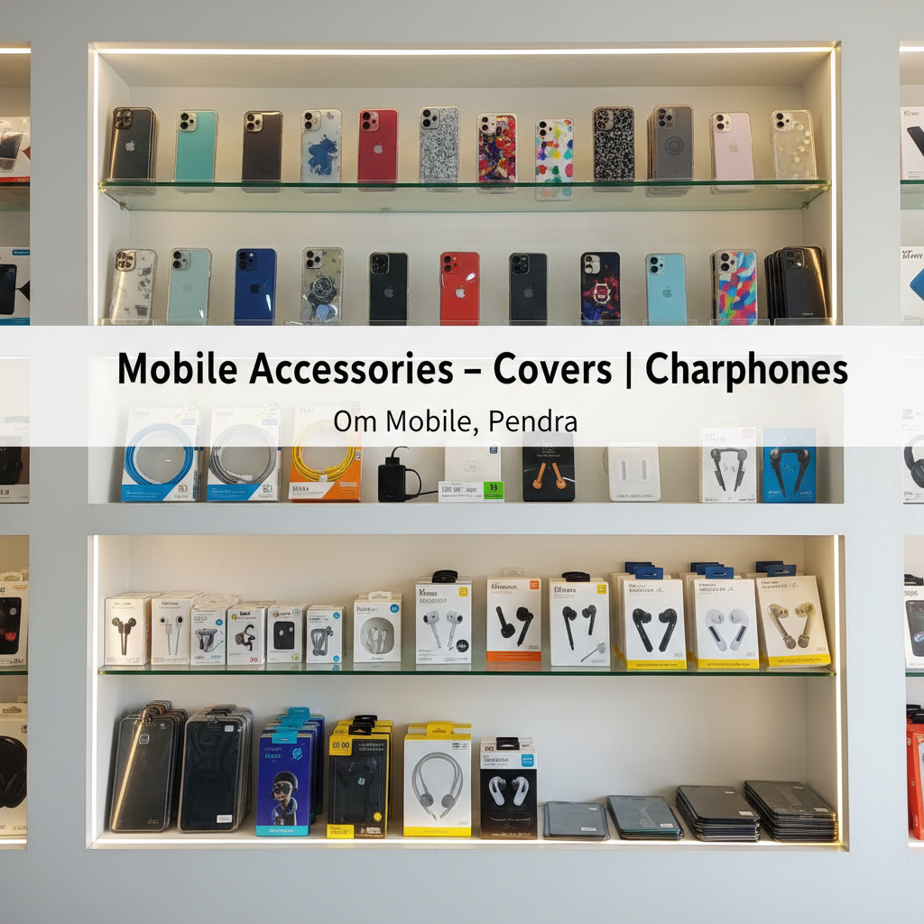 Om Mobile & Repair Shop in Pendra - Overview